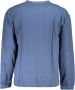 Calvin Klein Blauwe Katoenen Trui Lange Mouwen Ronde Hals Geborsteld Print Logo Blauw Heren - Thumbnail 2