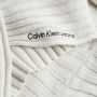 Calvin Klein Jeans Kort shirt met lange mouwen in gebreide look model 'WRAP' - Thumbnail 4