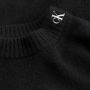 CALVIN KLEIN Dames Truien & Vesten Fluffy Wide Open Sleeves Sweater Zwart - Thumbnail 10