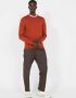 Calvin Klein Heren Lana Gebreide Ronde Hals Sweatshirt Orange Heren - Thumbnail 2