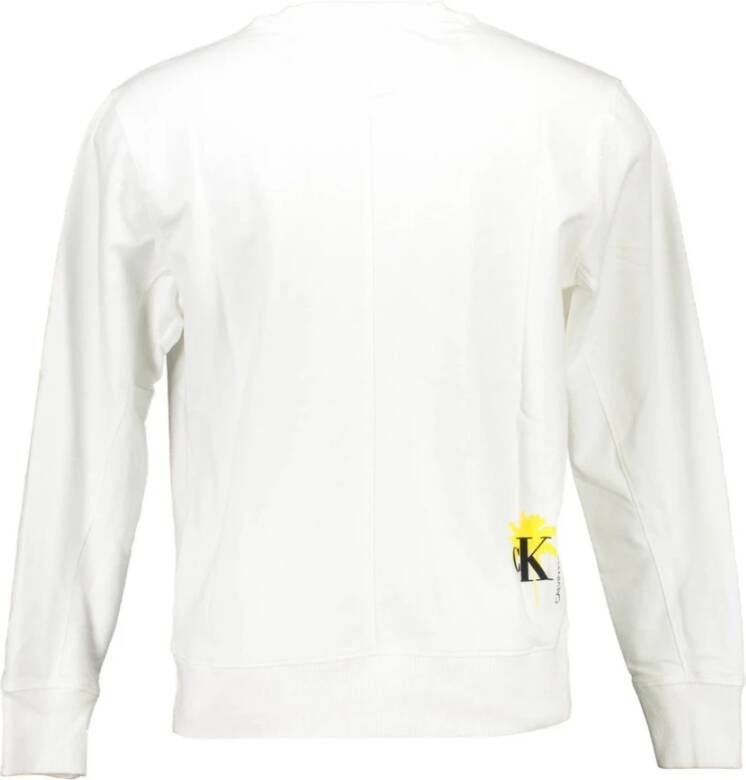 Calvin Klein Sweatshirt Wit Heren