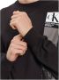 Calvin Klein Moderne Brushstroke Crew Neck Sweater Black Heren - Thumbnail 2
