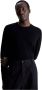 CALVIN KLEIN Heren Truien & Vesten Superior Wool Crew Neck Sweater Zwart - Thumbnail 9