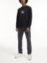 Calvin Klein Jeans Zwarte Katoenen Sweatshirt voor Heren Black Heren - Thumbnail 9