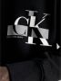 Calvin Klein Glitched CK Logo Sweatshirt Black Heren - Thumbnail 2