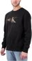 Calvin Klein Koperen Logo Sweatshirt Black Heren - Thumbnail 2