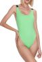 Calvin Klein Verfijnde zwemkleding met opvallende logo-elastiek Green Dames - Thumbnail 3