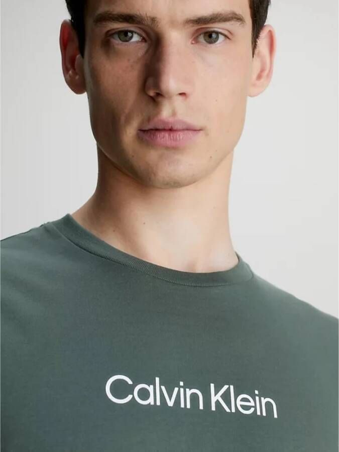 Calvin Klein T-Shirt- CK S S Hero Logo Comfort Green