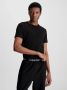 Calvin Klein Moderne Katoen Crewneck T-Shirt Black Heren - Thumbnail 2
