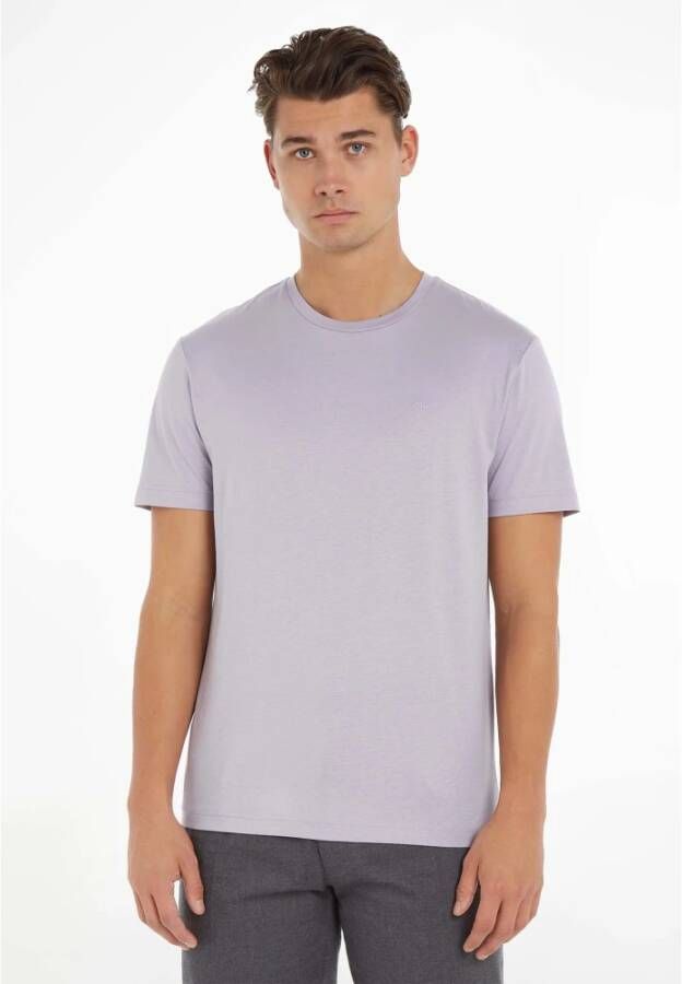 Calvin Klein T-shirt lila K10K110589 VBX Paars Heren