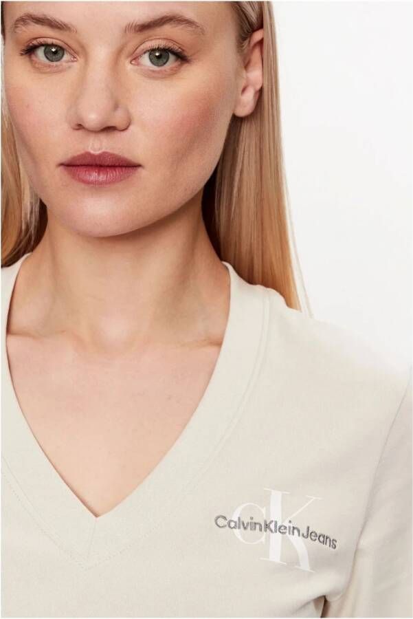 Calvin Klein T-Shirts Beige Dames