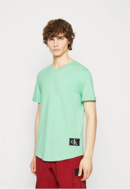 Calvin Klein T-Shirts Groen Heren