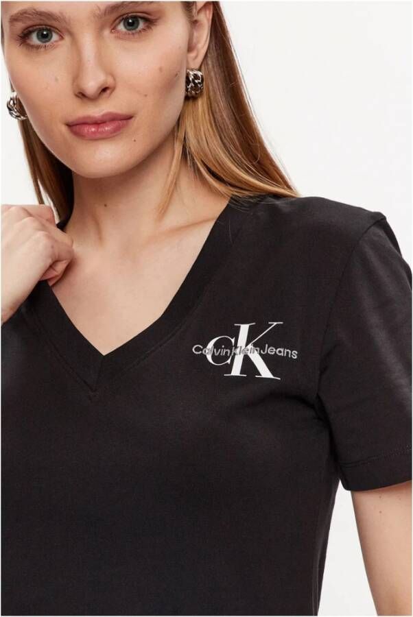 Calvin Klein T-Shirts Zwart Dames