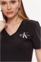 Calvin Klein Shirt met V-hals MONOLOGO SLIM V-NECK TEE met logoprint - Thumbnail 4