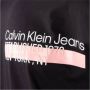 Calvin Klein Jeans T-shirt van katoen met labelprint - Thumbnail 3