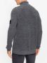 Calvin Klein Tijdloze elegantie met de Monologo Badge Sweater Grijs Heren - Thumbnail 2