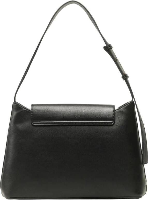 Calvin Klein Tote Tas van Gerecycled Polyester Zwart Dames