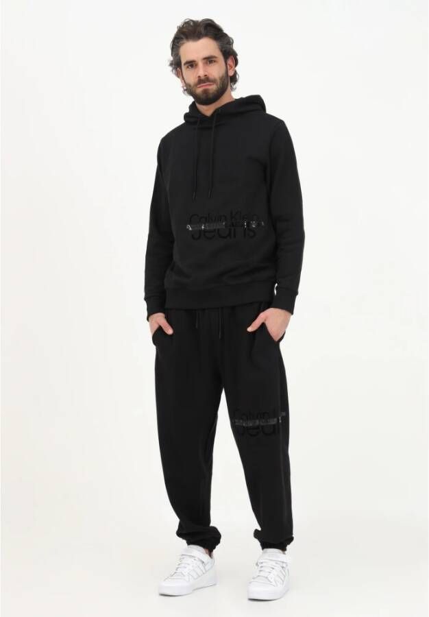 Calvin Klein Trousers Black Zwart Heren