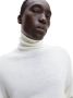 Calvin Klein Minimalistische Merino Turtle Neck Trui White Dames - Thumbnail 4