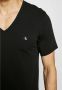 Calvin Klein V-Hals T-Shirt 2-Pack Black Heren - Thumbnail 3