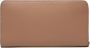 Calvin Klein Minimal Hardware Rfid Portemonnee Brown Dames - Thumbnail 2