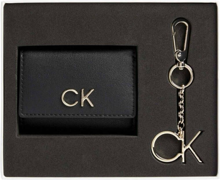 Calvin Klein re-lock trifold xxs key fob wallets Zwart Dames