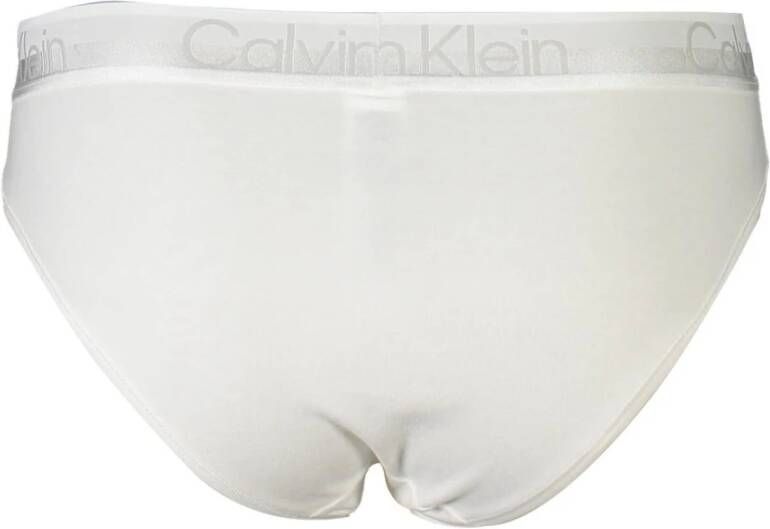 Calvin Klein Witte Damesondergoed met Hoge Taille Wit Dames