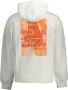 Calvin Klein Witte Katoenen Trui met Capuchon en Print White Heren - Thumbnail 4