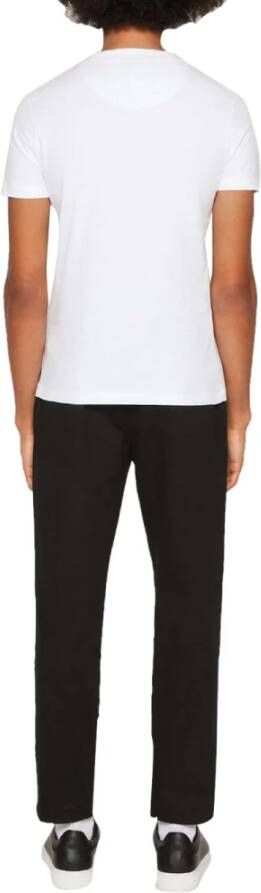 Calvin Klein Witte T-shirts en Polos met Logo Wit Heren