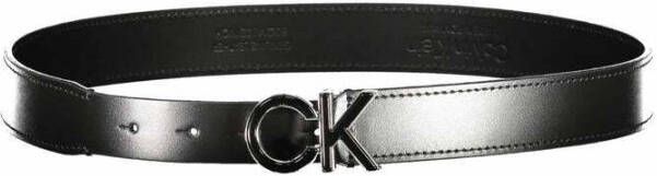 Calvin Klein Women Leather Belt Black Zwart Dames