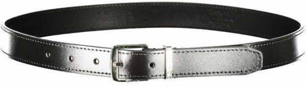 Calvin Klein Women Leather Belt Black Zwart Dames