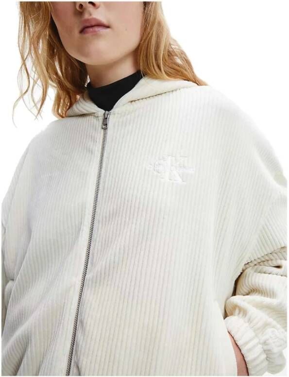 Calvin Klein Sweater met rits Beige Dames
