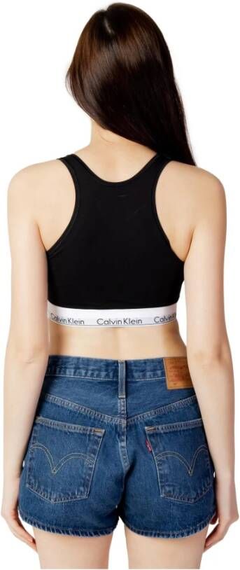 Calvin Klein Zwart effen ondergoed voor vrouwen Zwart Dames
