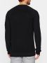 Calvin Klein Zwarte Crewneck Trui met Logo Detail Zwart Heren - Thumbnail 2