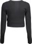 Calvin Klein Zwarte elastane trui met logo Zwart Dames - Thumbnail 2