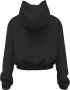 Calvin Klein Zwarte fleece trui met hoge kraag en elastische taille Zwart Dames - Thumbnail 2