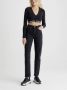 Calvin Klein Jeans Gezellige Intarsia Sweater voor Vrouwen Black Dames - Thumbnail 2