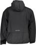 Calvin Klein Sportieve Hoodie Jas Zwart Waterdicht Logo Black Heren - Thumbnail 2