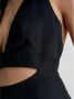 Calvin Klein Zwarte jurk met open rug en band Black Dames - Thumbnail 1