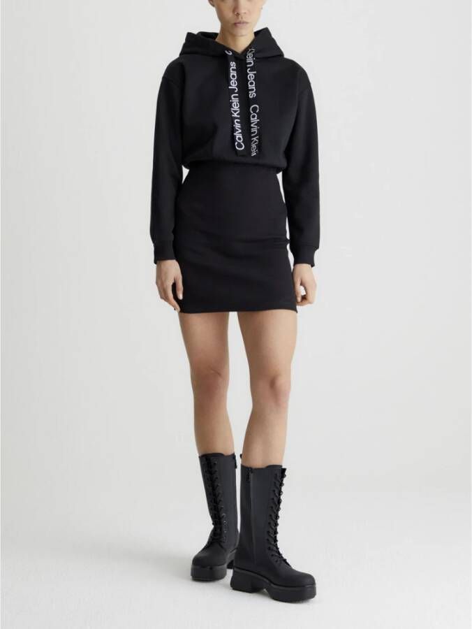 Calvin Klein Zwarte jurken voor een unieke stijl Black Dames