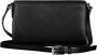 Calvin Klein Eco-Chic Zwarte Schoudertas met Contrasterende Details Black Dames - Thumbnail 5
