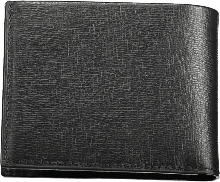 Calvin Klein Zwarte polyester portemonnee met RFID-blokker Zwart Heren