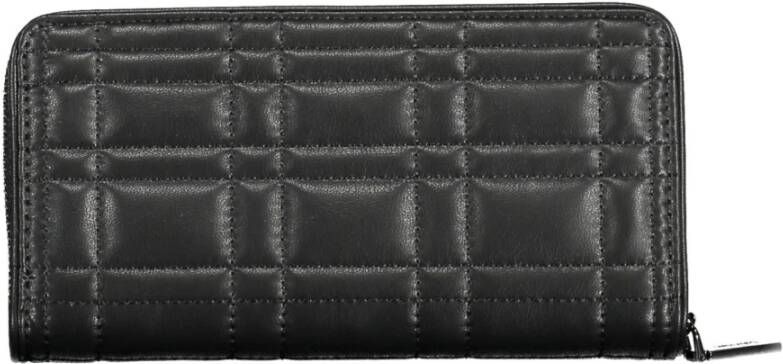 Calvin Klein Zwarte polyester portemonnee met RFID-blokkering Zwart Dames