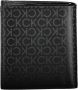 Calvin Klein Heren Portemonnee Zwart Rfid Blokkering Contrast Details Black Heren - Thumbnail 2