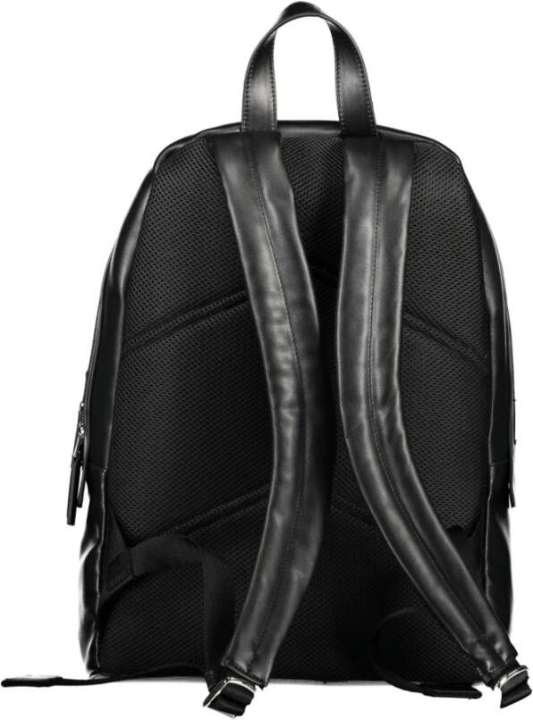 Calvin Klein Zwarte Polyester Rugzak met Laptopruimte Zwart Unisex