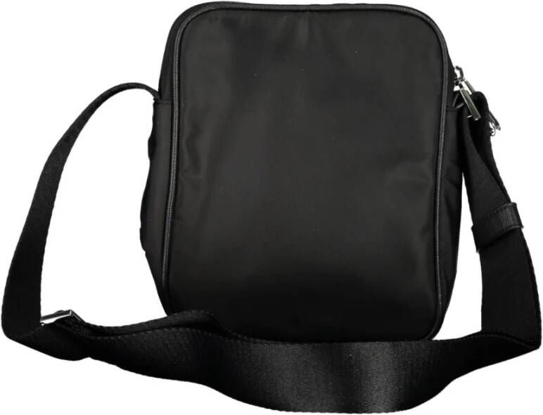 Calvin Klein Zwarte Polyester Schoudertas met Verstelbare Band Zwart Heren