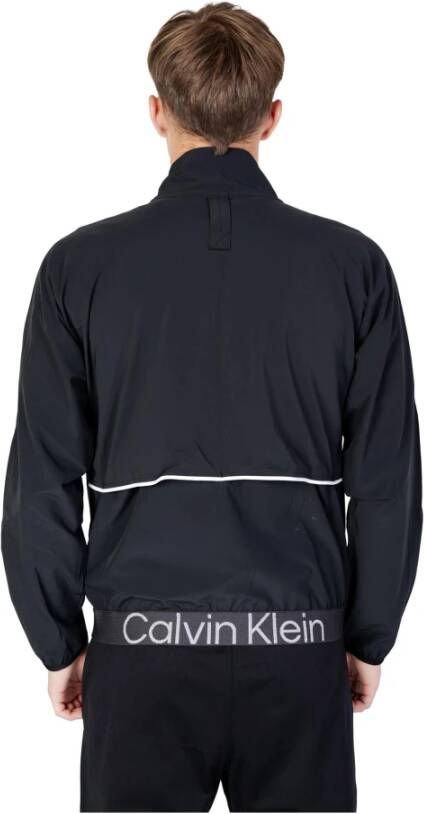 Calvin Klein Zwarte Sport Sweatshirt voor Heren Zwart Heren