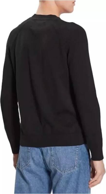 Calvin Klein Zwarte Sweaters met Logo Zwart Heren