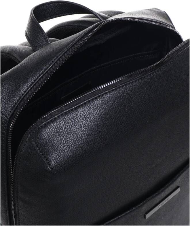 Calvin Klein Zwarte Tassen Katoen Elastaan Black Heren