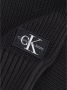 Calvin Klein Zwarte Cardigan met klassieke V-hals en geribbelde textuur Black Dames - Thumbnail 2